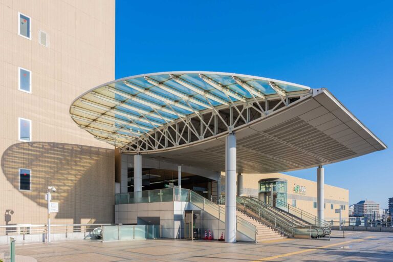 Central Japan Nagano Train Station, East exit exterior destinations
